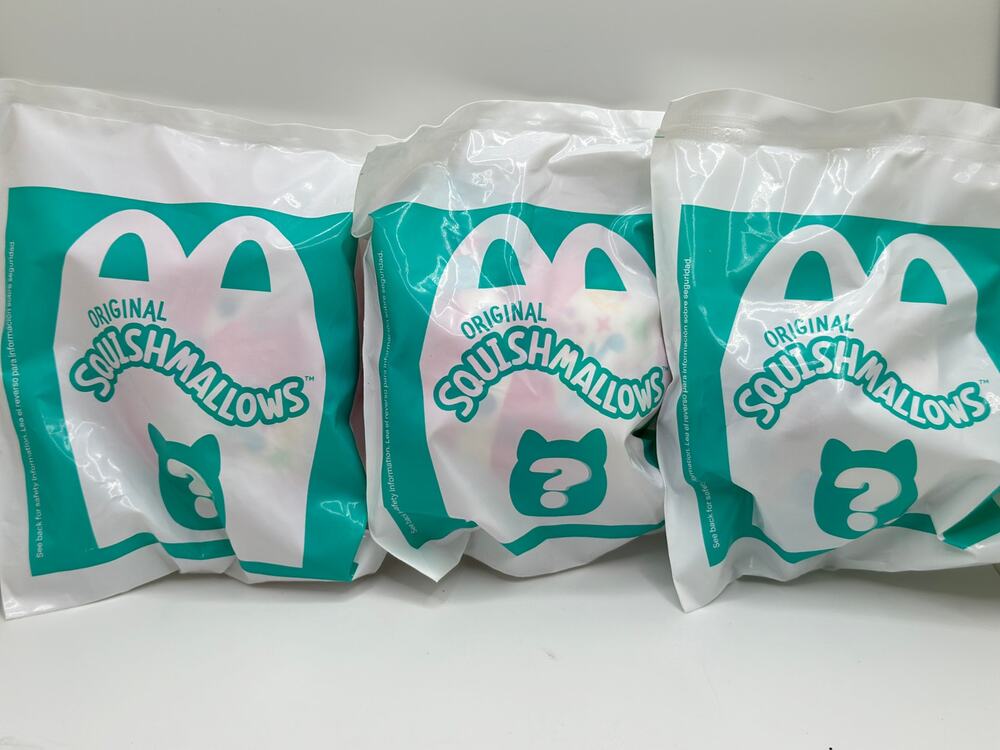 McDonald's Squishmallows Set of 3